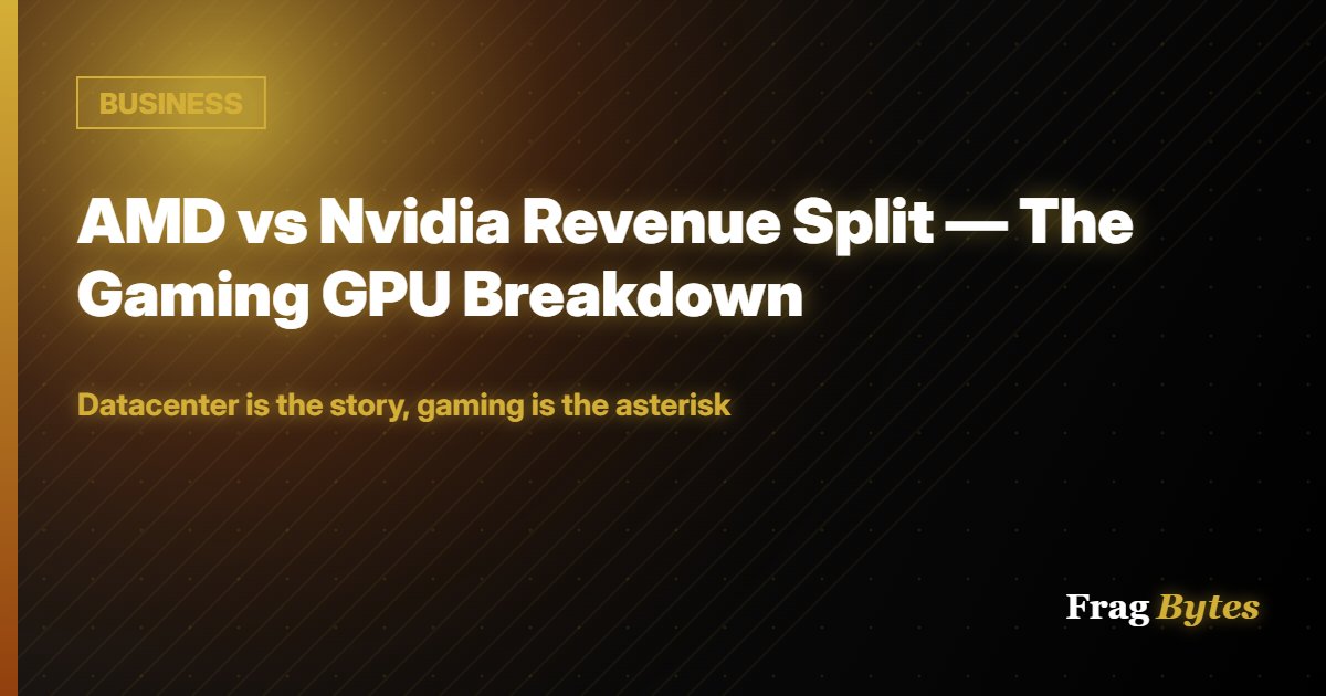 BUSINESS: AMD vs Nvidia Revenue Split — The Gaming GPU Breakdown