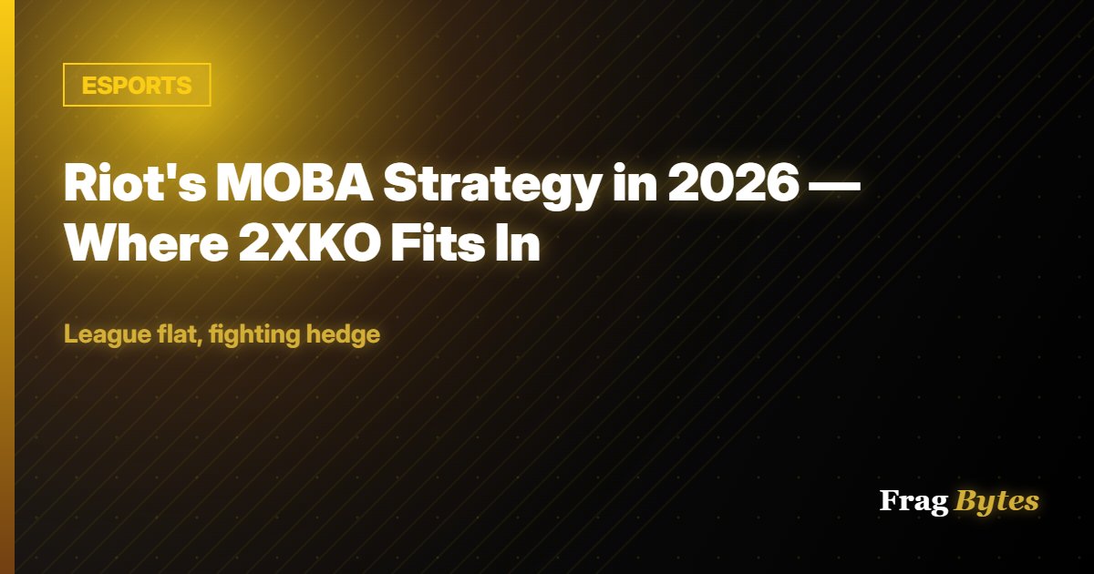 Riot’s MOBA Strategy in 2026 — Where 2XKO Fits In